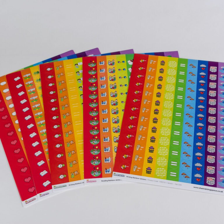 Writing Rainbow Stickers - The Training Space