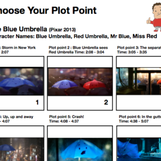 The Blue Umbrella - Super Sentence Stacking